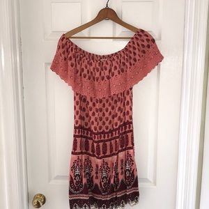 3/$10💜 Off the shoulder dress (juniors)